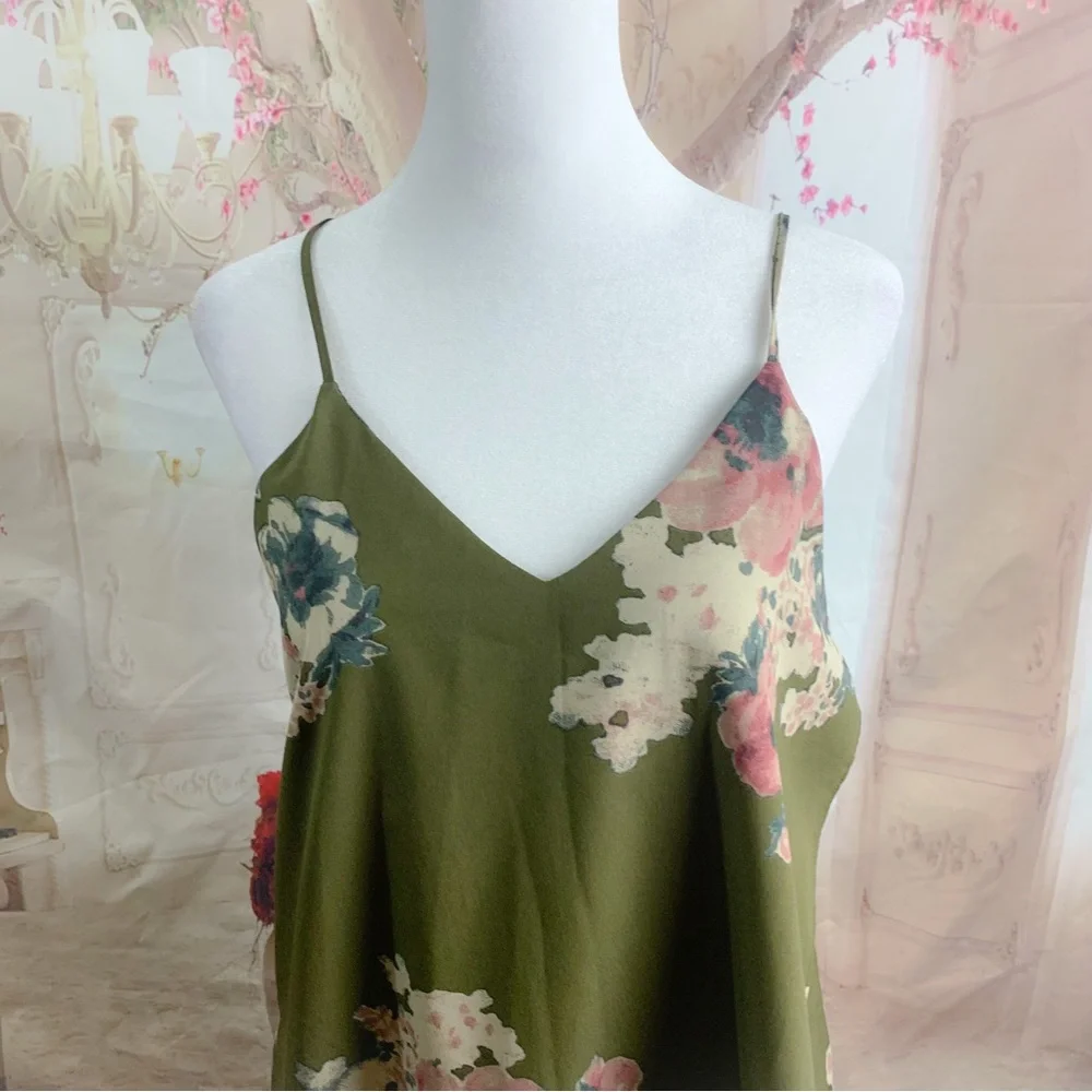 Free People Cascades Dress in Mushroom Combo - Picture 3 of 11